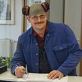 Produktionsleiter Rico Gröber